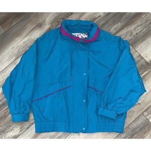 RETRO Innovations‎ by IZZI Jacket - Blue/Pink- Size Large